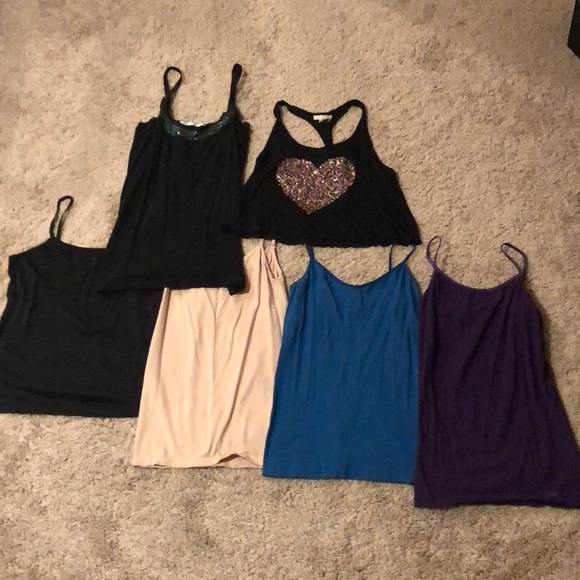 Tops - BUNDLE of 6 tank tops